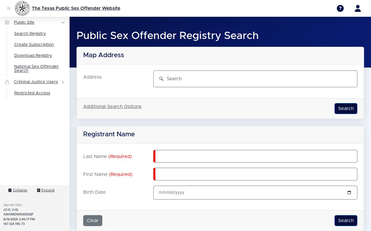 Lipscomb County criminal history Texas registry search